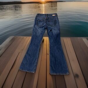 London Jean Bootcut Jeans Womens Blue Stretch Denim Low Rise Size 2 Western